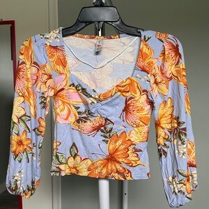 Floral Long Sleeve Top